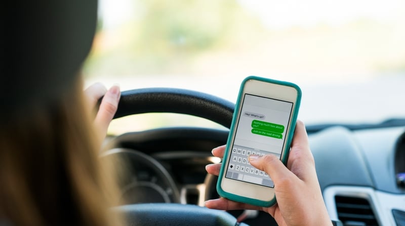 Most respondents said other drivers' behaviour was a bigger distraction