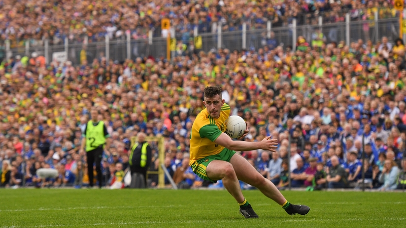 McBrearty in action in Donegal's Ulster final win over Cavan