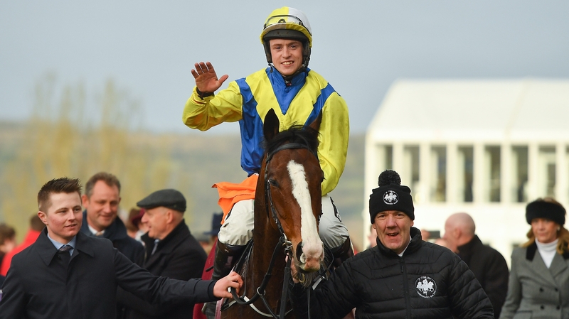 Band of Outlaws became trainer Joseph O'Brien's first official winner at the showpiece meeting at Prestbury Park in March