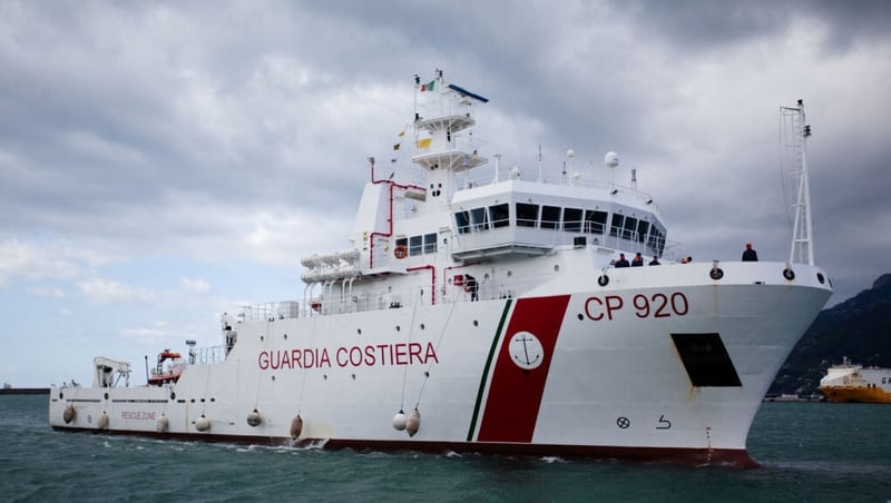 Italy refused to let the migrants disembark from the Gregoretti coastguard vessel