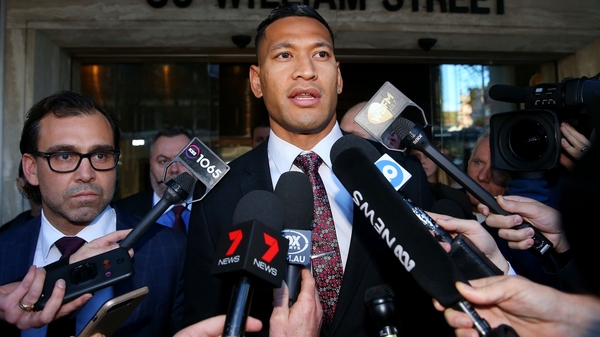Israel Folau is seeking $10million Australia dollars in damages