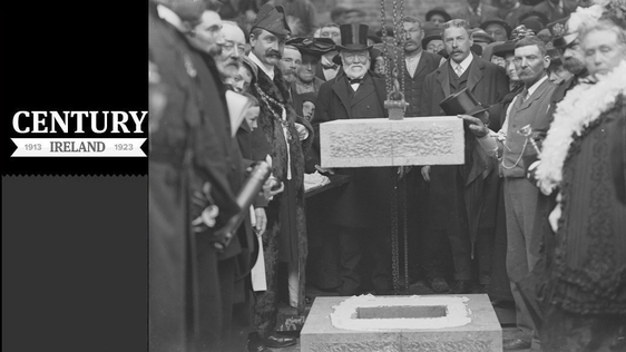 Century Ireland Issue 158 - Andrew Carnegie pictured with assembled dignitaries for the laying of t…