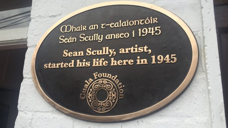 Locals, as well as the painter himself, attended the unveiling of a plaque marking the spot where he grew up in Inchicore