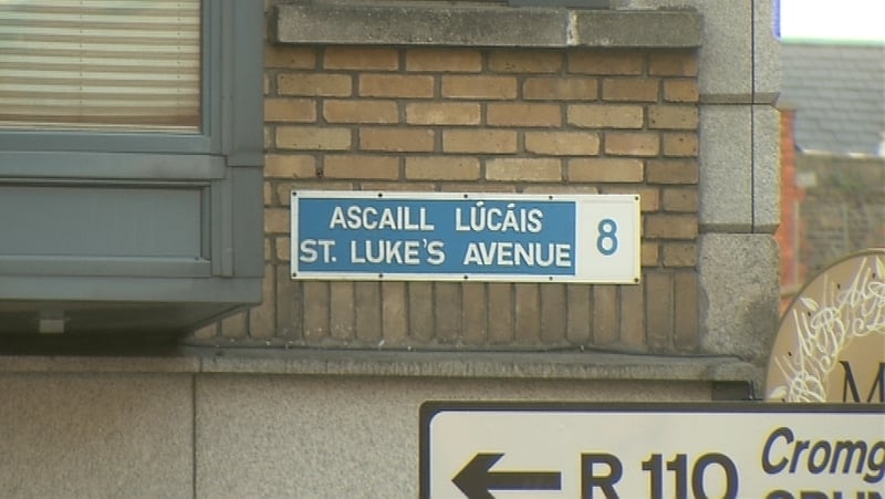 The incident happened as gardaí approached a car on St Luke's Avenue