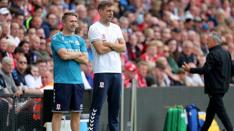 Jonathan Woodgate and Robbie Keane