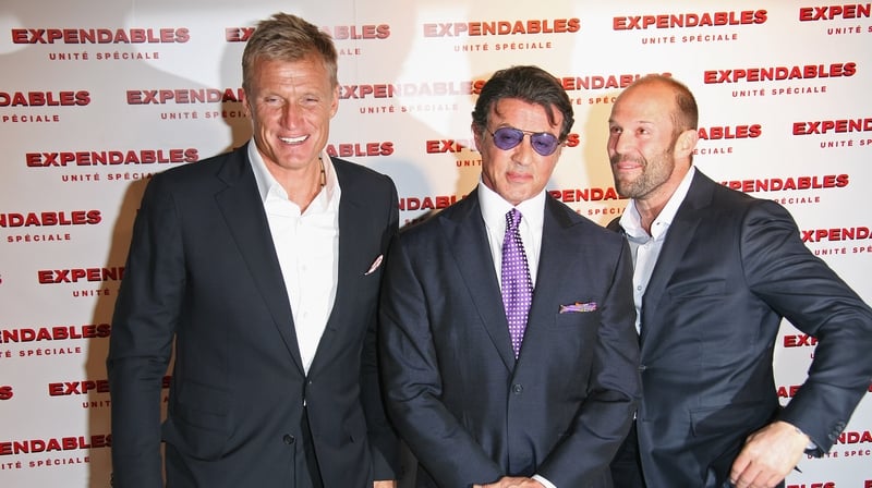 Lundgren, Stallone, and Jason Statham