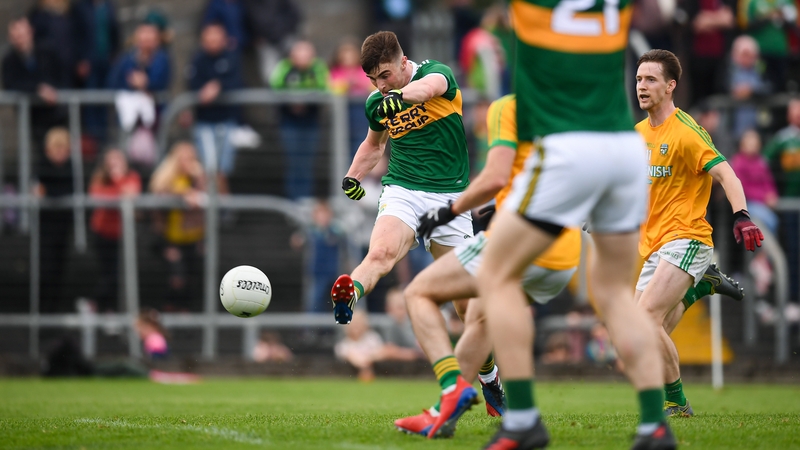 O'Shea scores Kerry's second goal at Navan