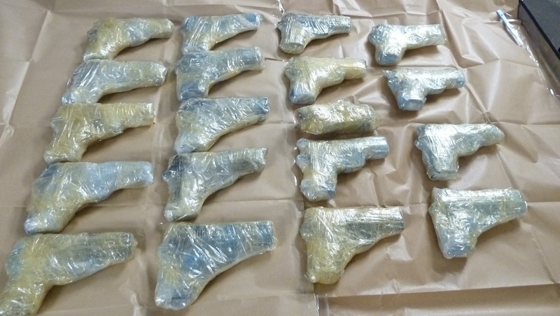 NCA said the haul is believed to be the largest seizure of lethal purpose weapons at a port in the UK