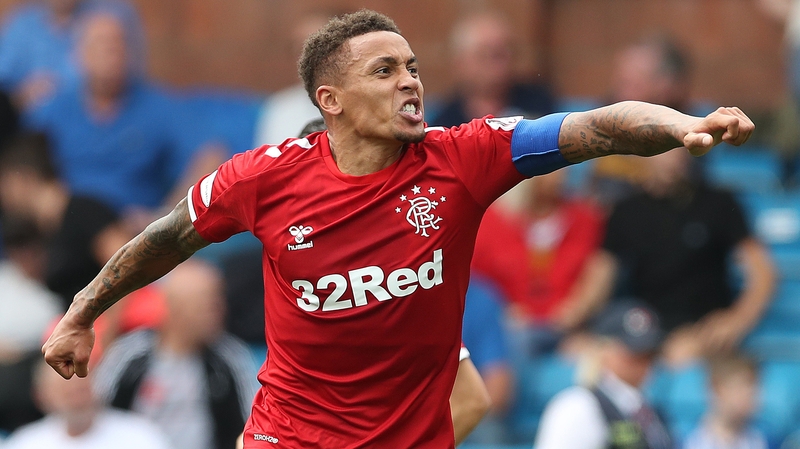 Connor Goldson celebrates his late winner