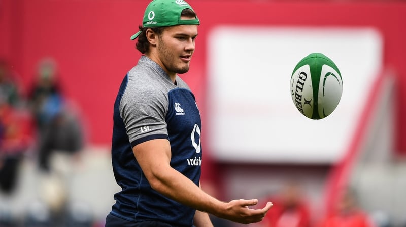 Jacob Stockdale has scored 14 tries in 19 games for Ireland