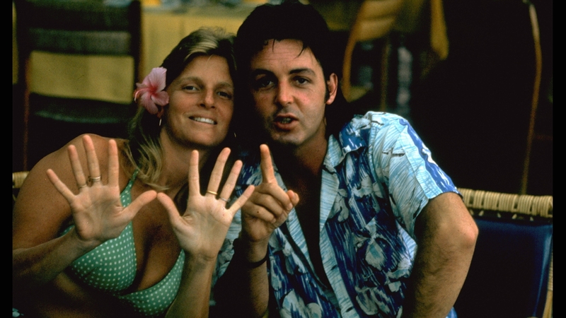 Linda and Paul in St Tropez in the 1970s