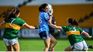 Sinéad Aherne in possession for Dublin
