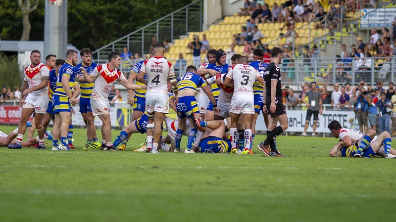 The controversial clash took place in Perpignan