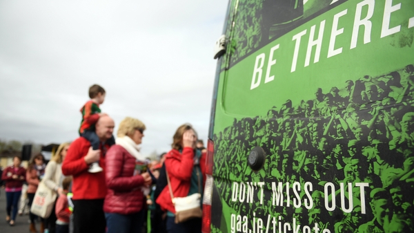 Fans queue for match tickets