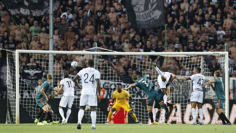 Ajax drew 2-2 with PAOK on Tuesday night