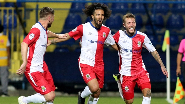 Bastien Hery set up Kirk Millar for the winning goal as Linfield beat Sutjeska