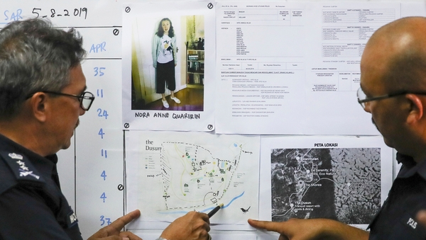 Police are treating the disappearance as a missing persons case