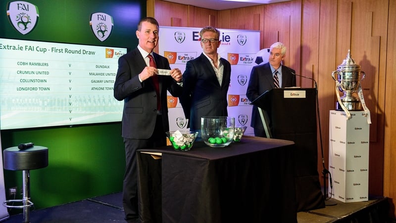 The draw takes place at FAI headquarters in Abbotstown