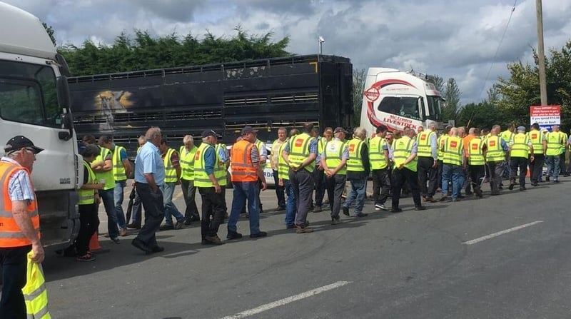 Farmers had protested over the reduction in beef prices