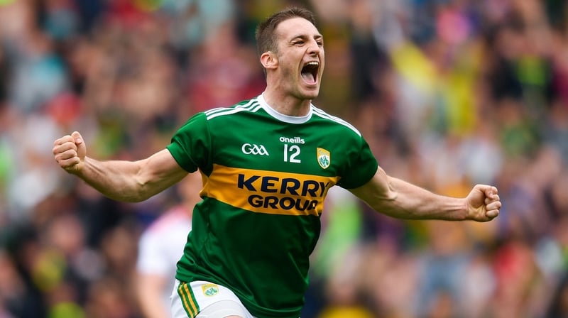 Stephen O'Brien celebrates scoring the 56th minute goal