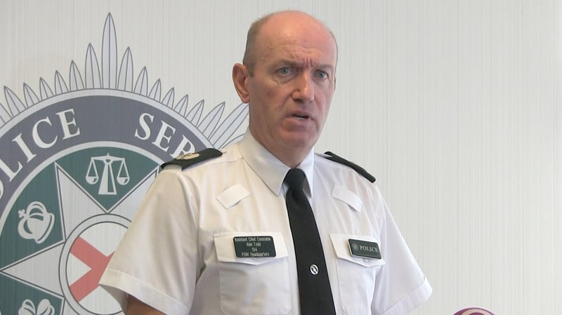PSNI Assistant Chief Constable Alan Todd rejected that the police operation was heavy handed