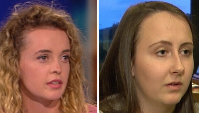 Rebecca Carter (L) and Rhona Butler both managed to change the system