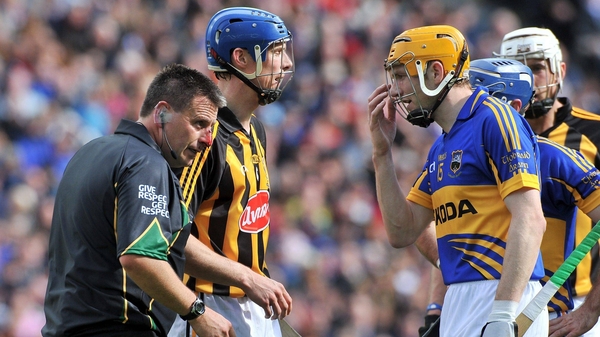 Brian Gavin with his war wounds in 2011