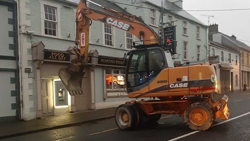 The ATM was located beside the Riverfront Hotel on Main Street (Pic: @gardainfo)