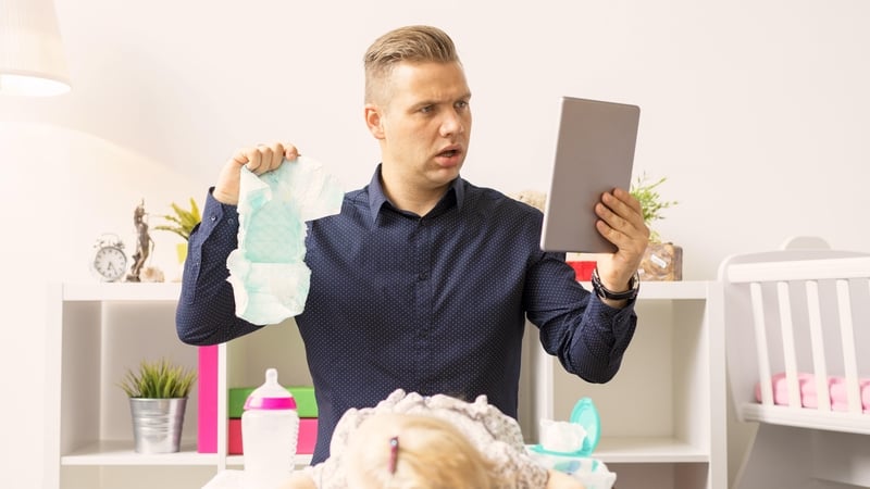 Seriously, how can a father babysit his own children?