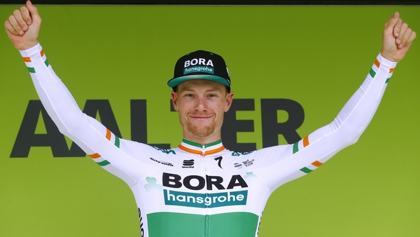 Sam Bennett has won the opening three stages at the BinckBank Tour
