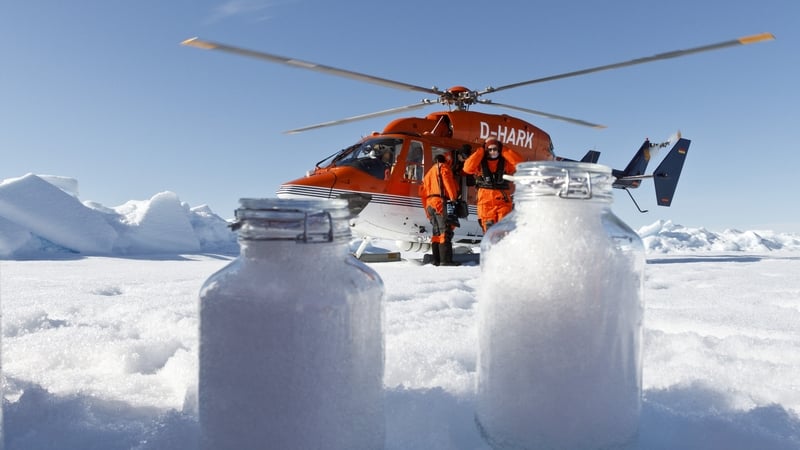 Scientists have found microplastics in snow samples from the Arctic: "the microscopically small threads can end up in our lungs"