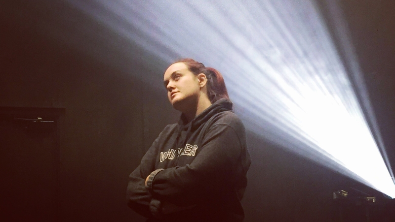 Venue Lighting Technician and Lir Academy graduate SJ Williams