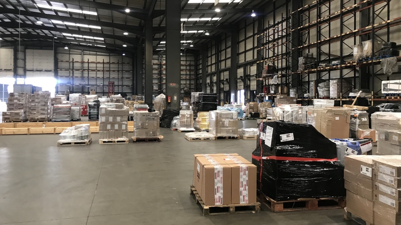 Figures from Savills Estate Agents show warehouses in Dublin have reached over 96% capacity