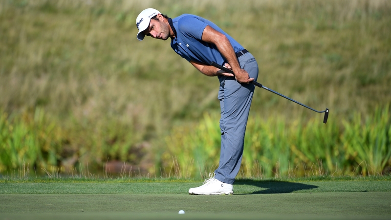 Edoardo Molinari on the 16th green