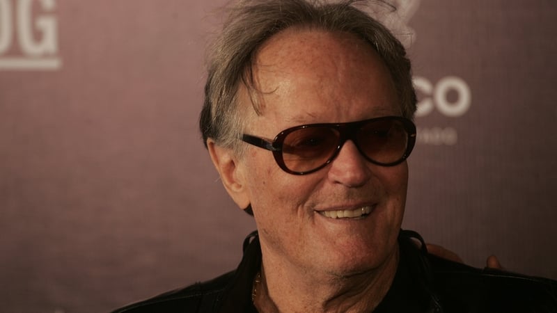Peter Fonda pictured at the Guadalajara International Film Festival in March