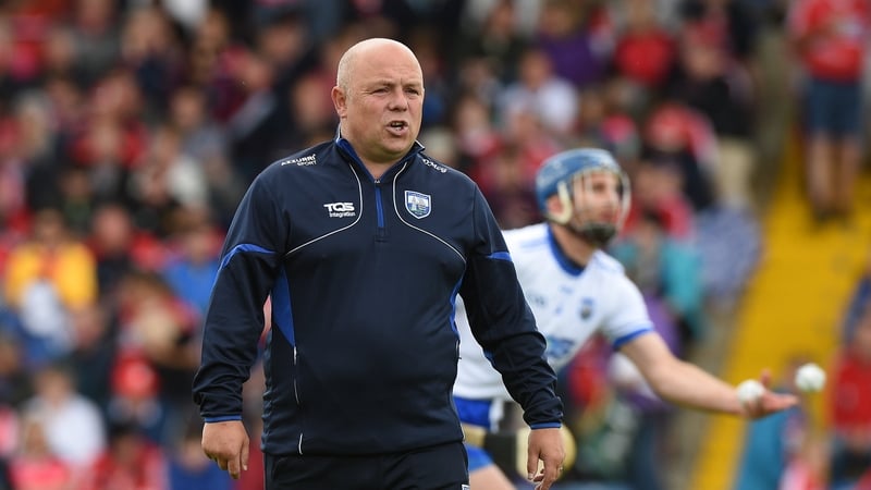 Derek McGrath was Waterford manager until 2018
