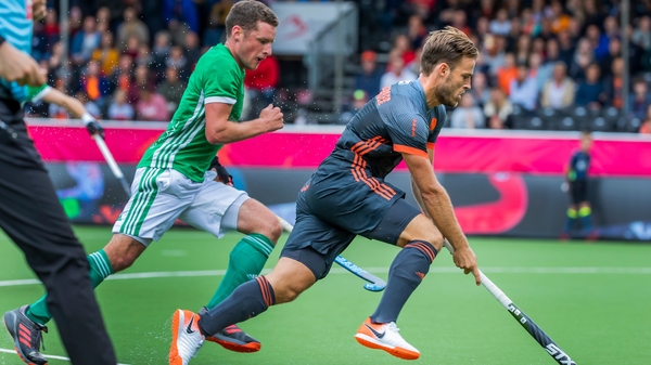 Ireland lost their opening game in the EuroHockey Championships in Antwerp