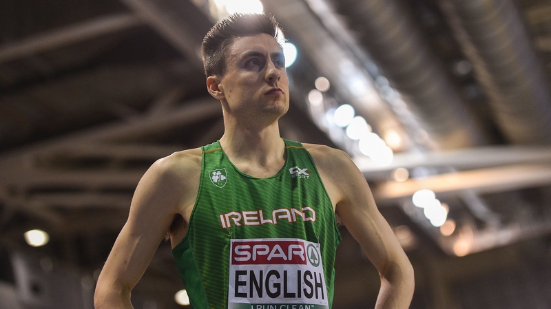 English was in eighth place going into the final bend before sprinting for gold