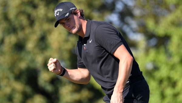 Thomas Pieters finished one shot clear of Spaniard Adri Arnaus