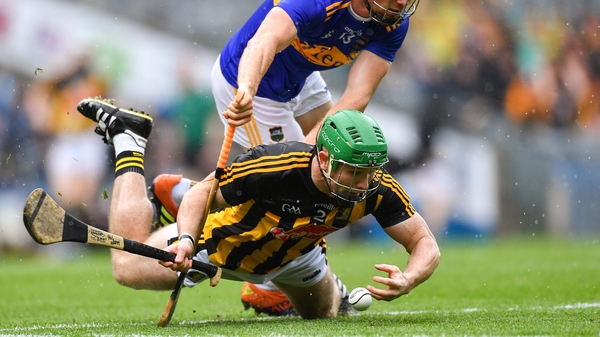 Paul Murphy battled hard in the Kilkenny defence