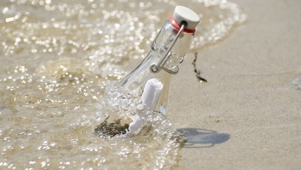 The bottle was spotted on the shore near Shishmaref in Alaska by a local teacher's aide (file pic)