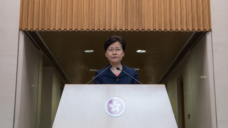 Protesters in Hong Kong are calling for Carrie Lam's resignation