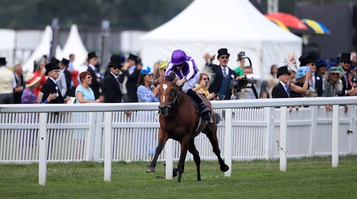 Ryan Moore steered Japan to victory at Ascot