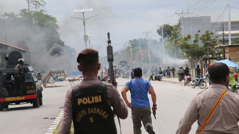 Indonesia's government has called for calm in Papua following riots