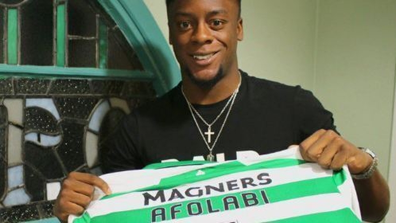 The Irish teenager has signed a three-year deal with the Glasgow giants. Picture credit: Twitter/@CelticFC