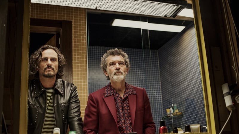 Asier Etzeandia and Antonio Banderas in Pain and Glory