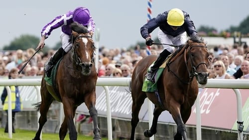 Japan (L) just got up ahead of Crystal Ocean
