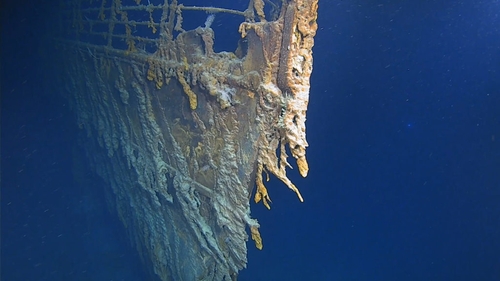 The ship's structure has been worn away by salt corrosion and metal-eating bacteria (Pic: Atlantic Productions)