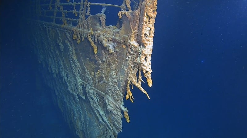 The ship's structure has been worn away by salt corrosion and metal-eating bacteria (Pic: Atlantic Productions)