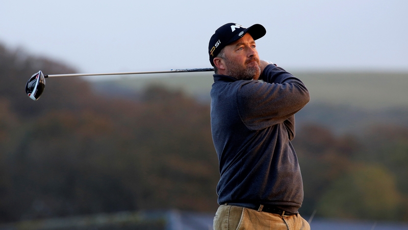 Damien McGrane leads the Irish PGA Championship